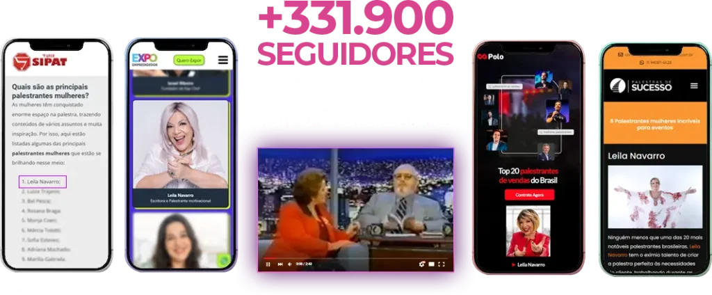 Palestras 5.0 10 Midia em numero Palestrante Motivacional Leila Navarro