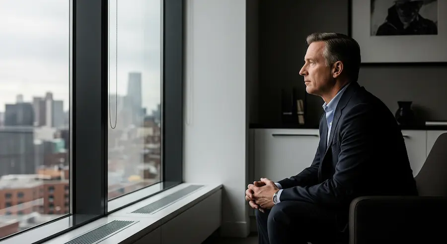 Liderança consciente refletindo sobre o significado da palavra do ano
