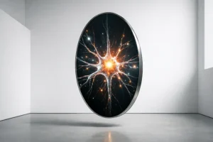 espelho simbólico representando liderança espelho e percepção