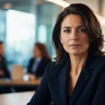 mulher líder em ambiente corporativo representando liderança feminina